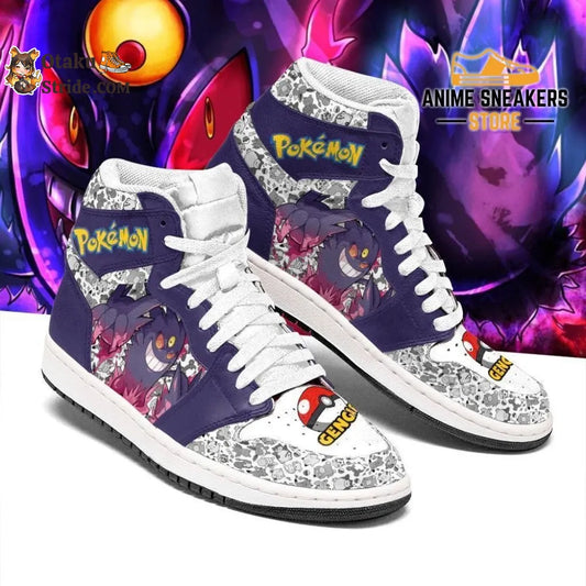 Custom Gengar Pokemon Sneakers – Cute Pokemon Fan Footwear