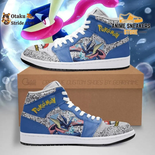 Custom Greninja Anime Sneakers – Cute Pokemon Shoes 2024