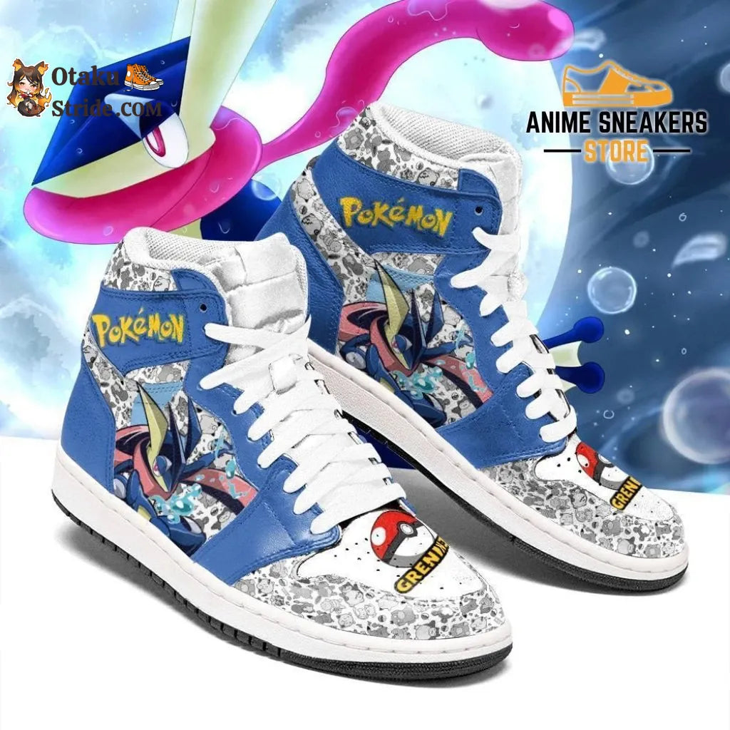 Custom Greninja Anime Sneakers – Cute Pokemon Shoes 2024