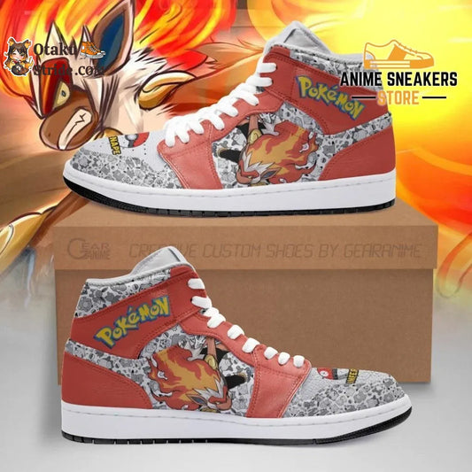 Custom Infernape Pokemon Sneakers – Cute Pokemon Fan Footwear