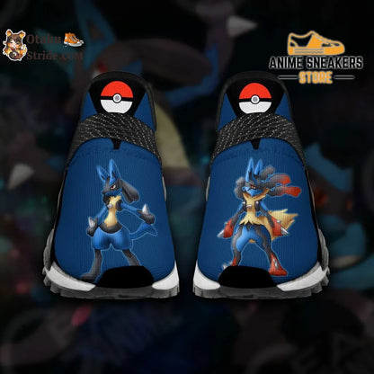 Custom Lucario Pokemon Shoes meets anime edge