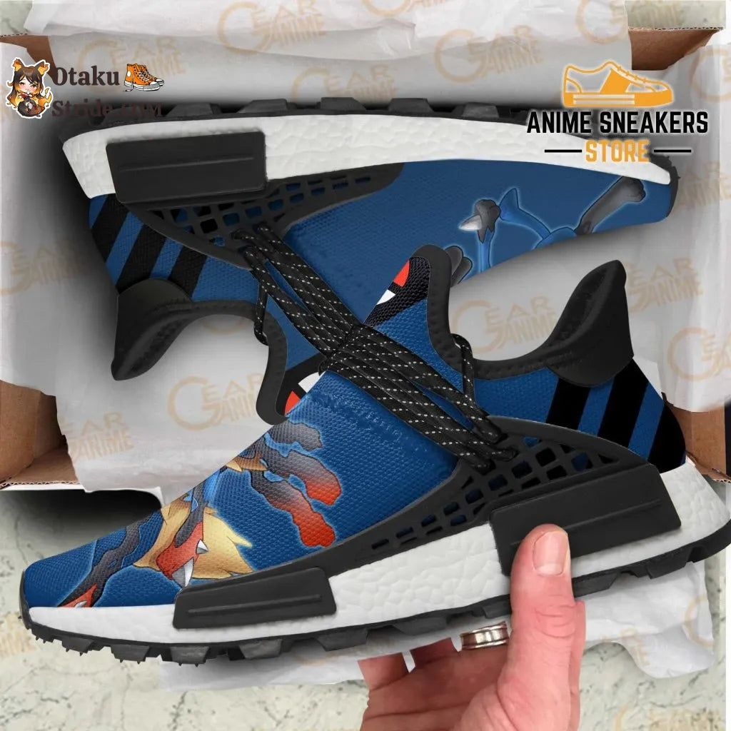 Custom Lucario Pokemon Shoes meets anime edge