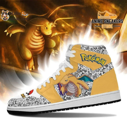 Custom Pokemon Dragonite Anime Sneakers Bold footwear for trainers