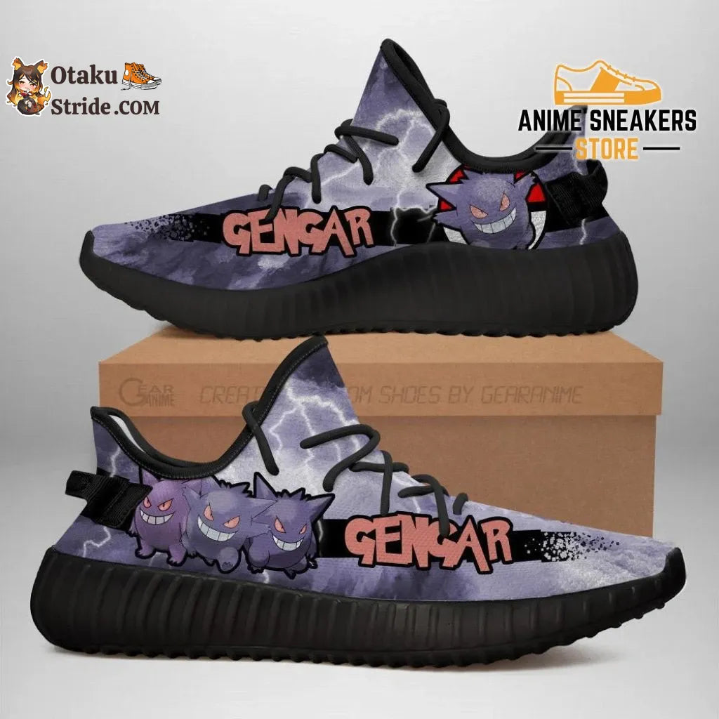 Custom Pokemon Gengar Anime Yeezy Shoes The ultimate hypebeast kicks