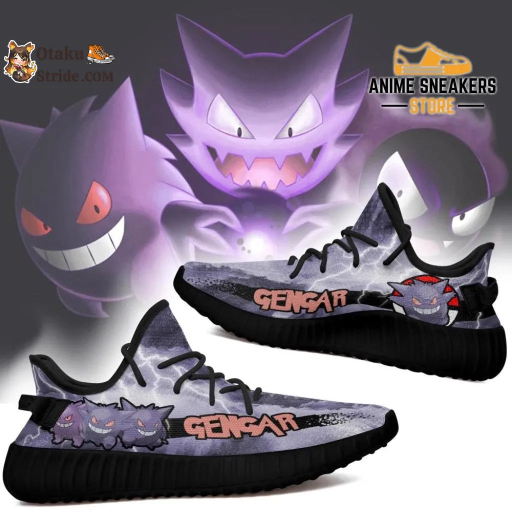 Custom Pokemon Gengar Anime Yeezy Shoes The ultimate hypebeast kicks