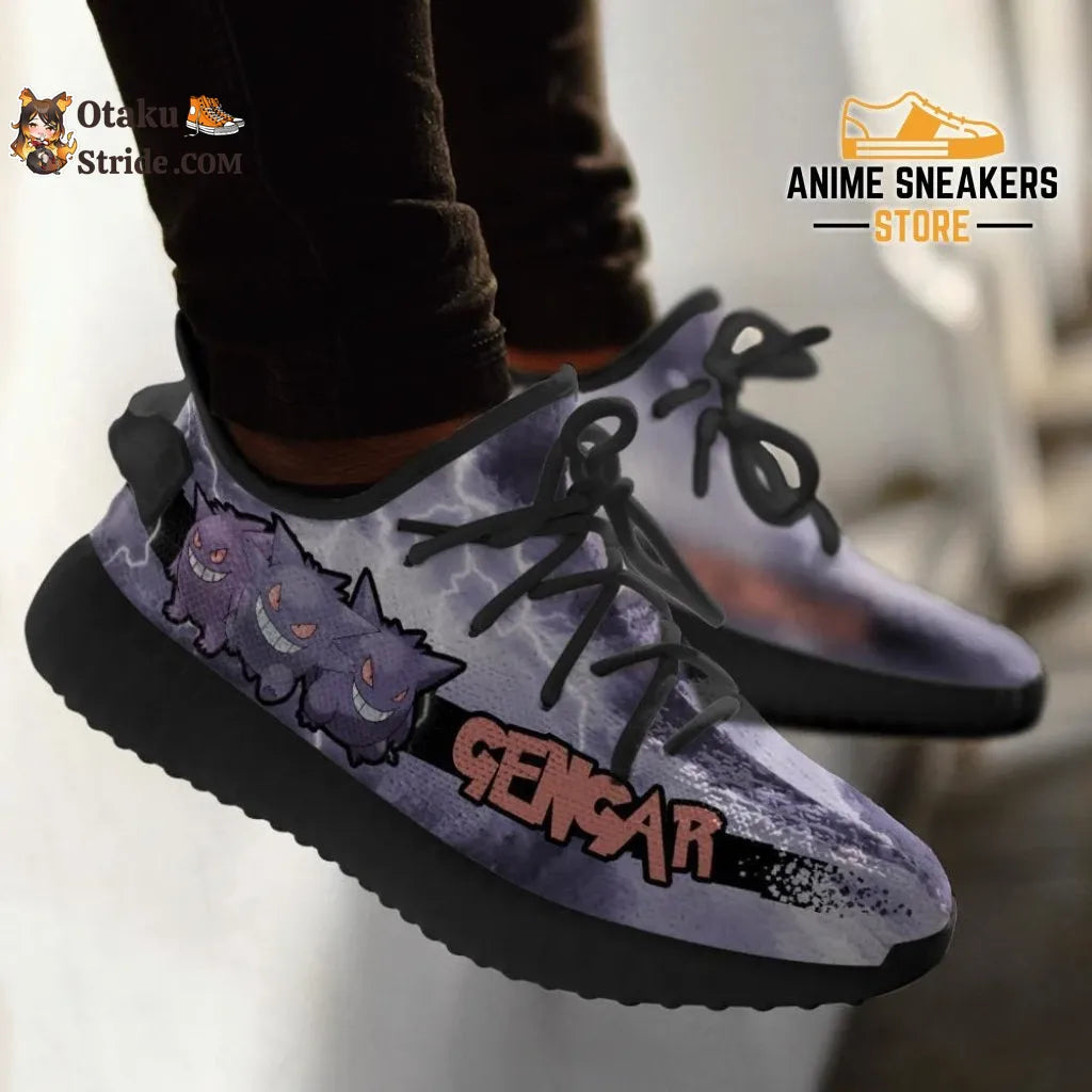 Custom Pokemon Gengar Anime Yeezy Shoes The ultimate hypebeast kicks