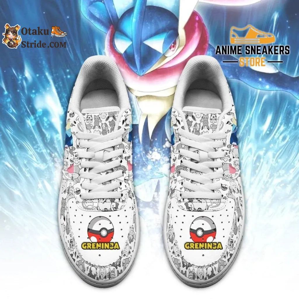 Custom Pokemon Greninja Anime Skate Shoes Speed and style combined