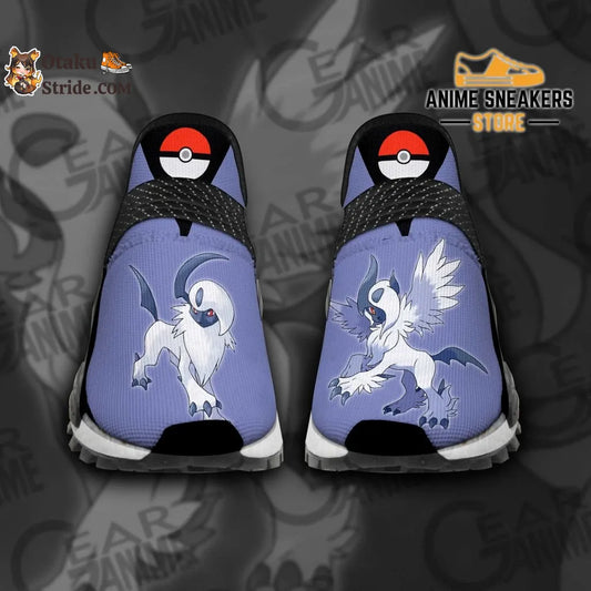 Custom Pokemon Absol Anime NMD Shoes Edgy style bold trainers