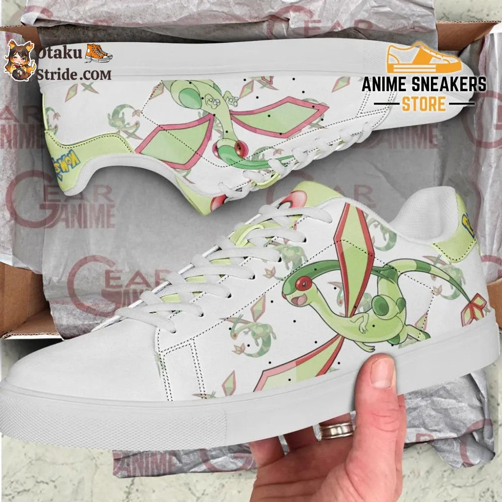 Custom Pokemon Flygon Anime Skate Sneakers Take flight unique style