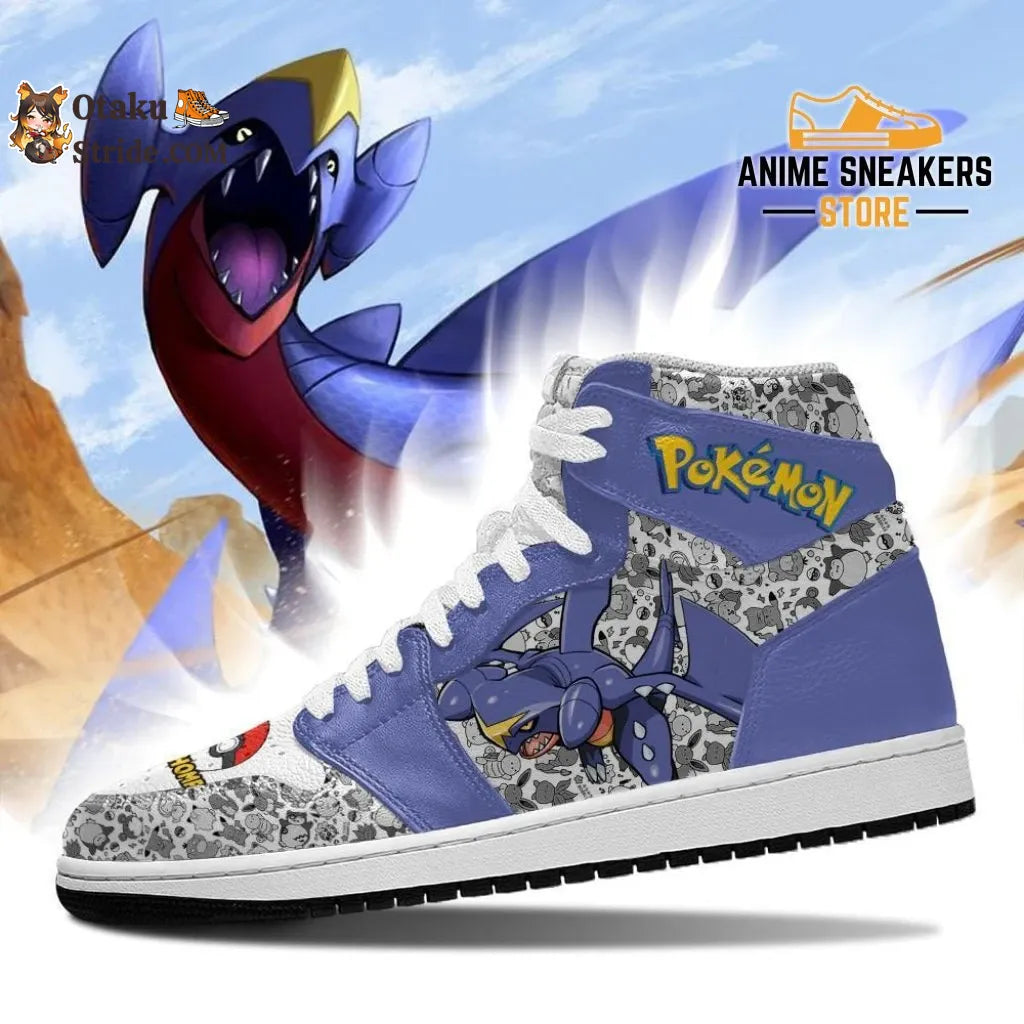 Custom Garchomp Anime Sneakers Powerful style for trainers