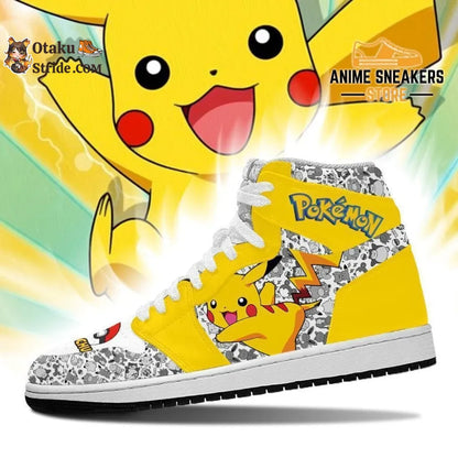 Custom Pikachu Anime Sneakers A touch of anime magic