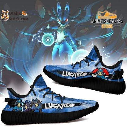 Custom Pokemon Lucario Anime Sneakers A trainer's must-have