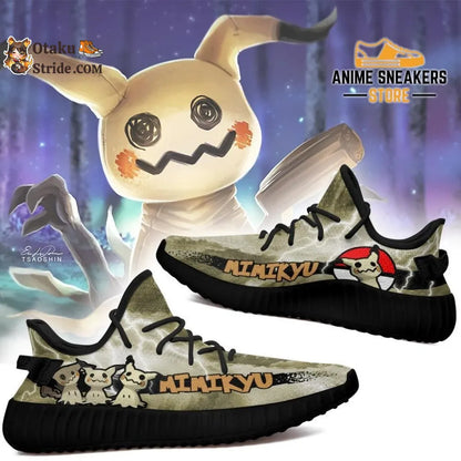 Custom Pokemon Mimikyu Anime Sneakers Adorably spooky footwear