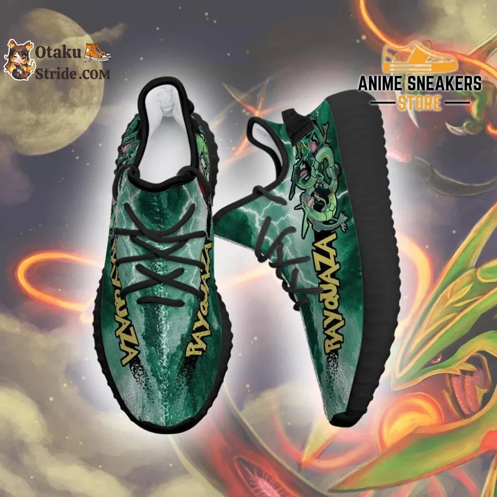 Custom Pokemon Rayquaza Anime Sneakers Elevate your look with legend
