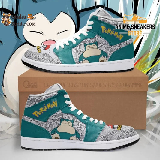 Custom Pokemon Snorlax Anime Sneakers Bold footwear for trainers