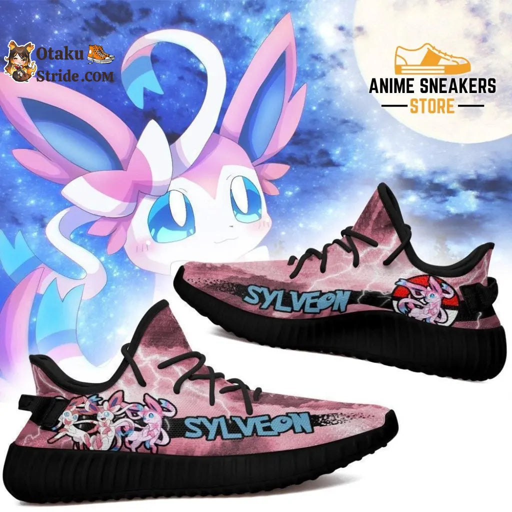 Custom Pokemon Sylveon Anime Sneakers Elegance meets anime edge