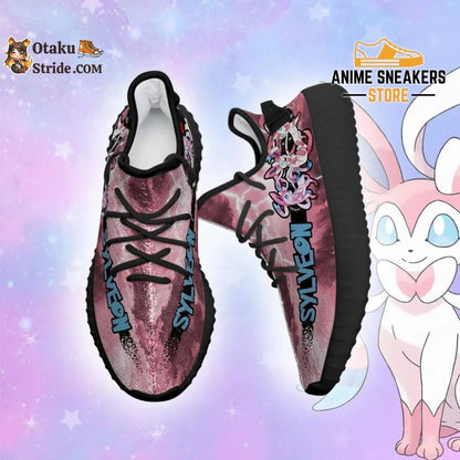 Custom Pokemon Sylveon Anime Sneakers Elegance meets anime edge