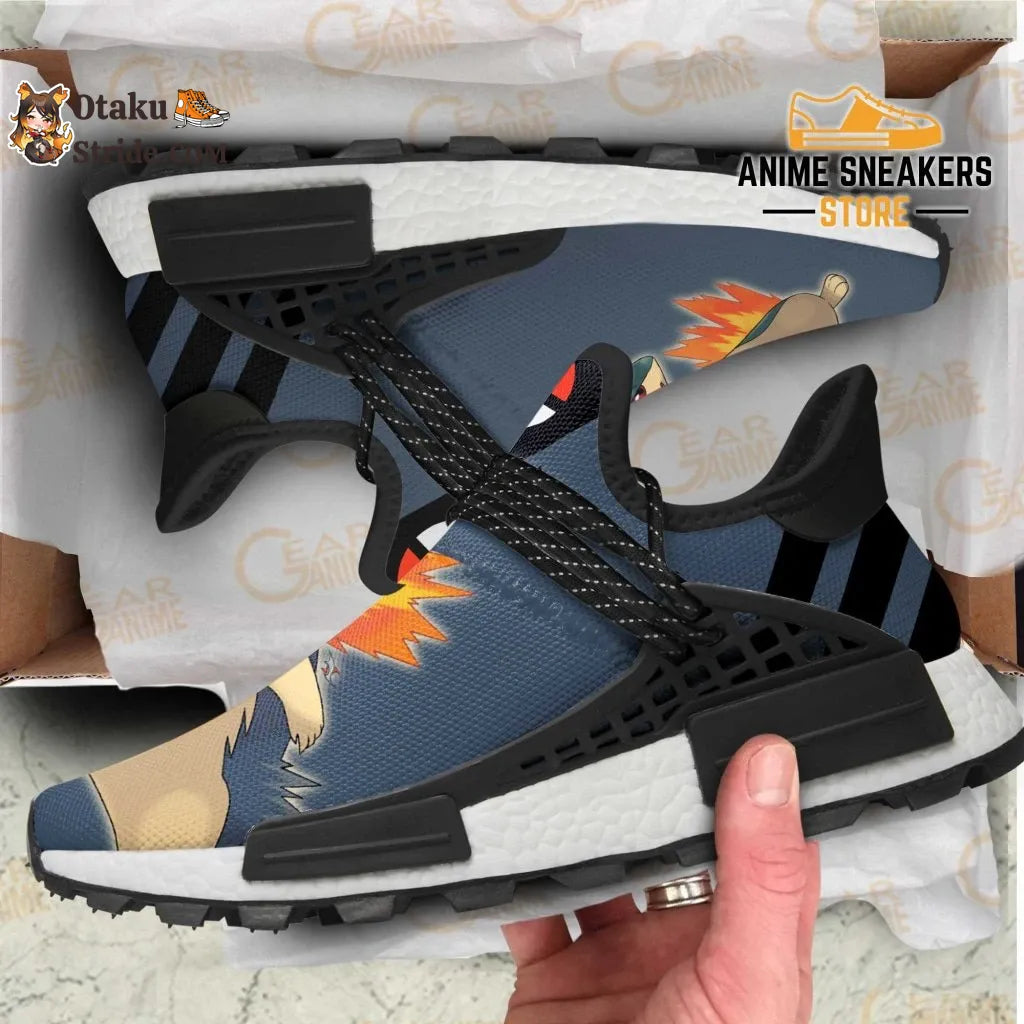 Custom Pokemon Typhlosion Anime Shoes Fiery style for trainers