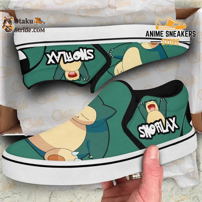 Custom Snorlax Anime Slip-On Shoes Easy on easy style