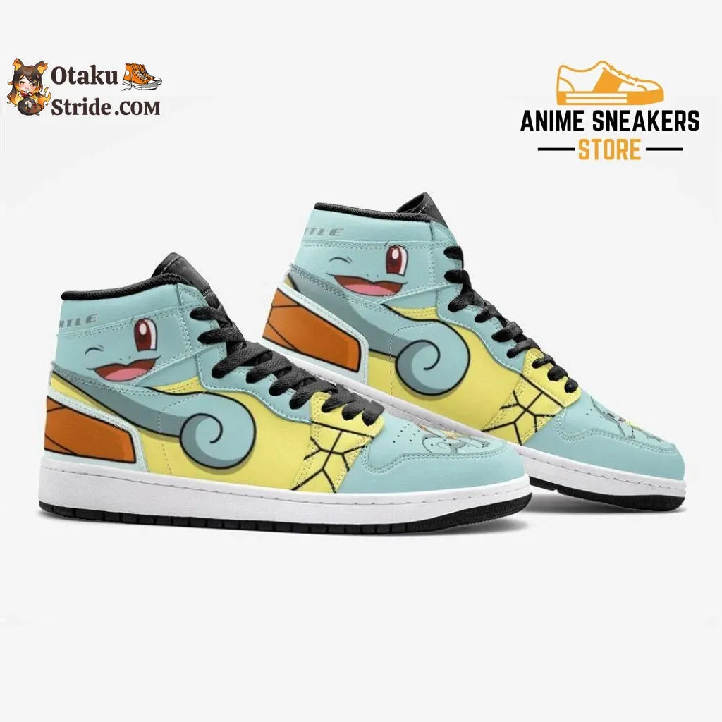 Custom Squirtle Anime J-Force Shoes Blast off in style