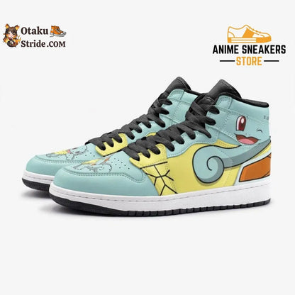 Custom Squirtle Anime J-Force Shoes Blast off in style