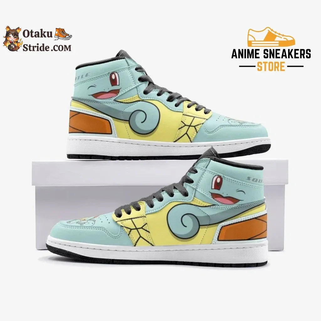 Custom Squirtle Anime J-Force Shoes Blast off in style