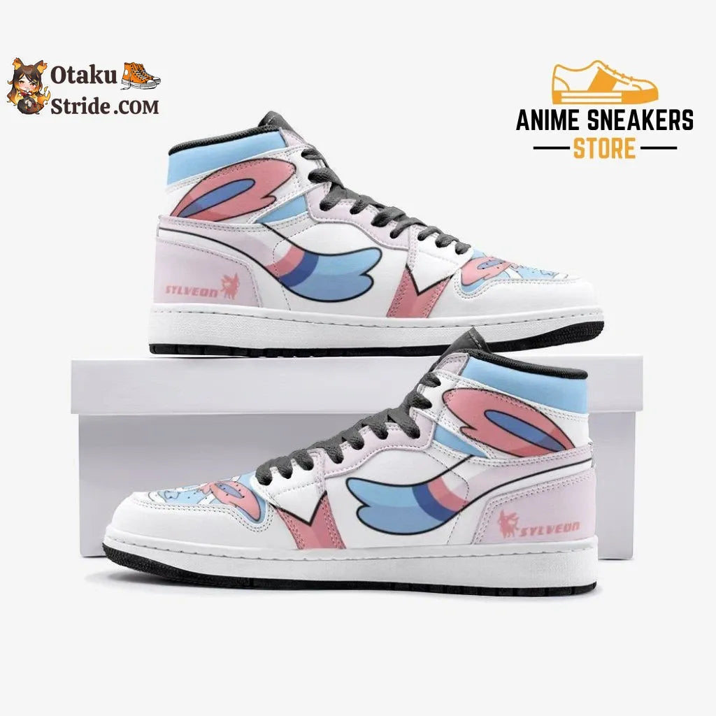 Custom Sylveon Anime J-Force Shoes For fans with unique style