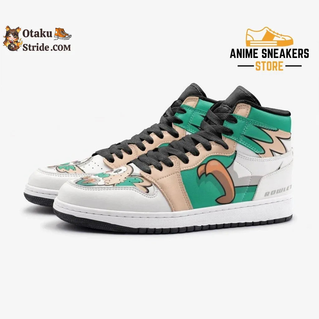 Custom Rowlet Pokemon Anime Shoes Where anime meets fashion