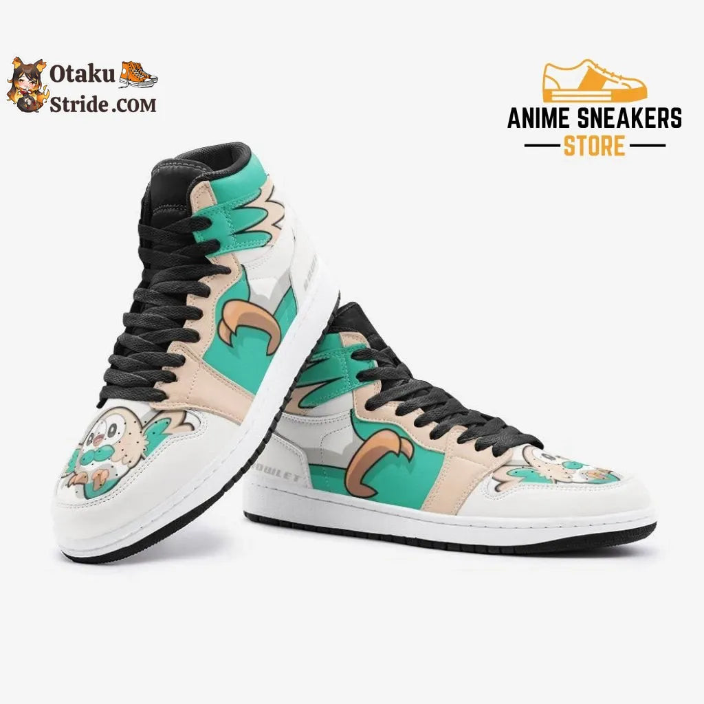 Custom Rowlet Pokemon Anime Shoes Where anime meets fashion