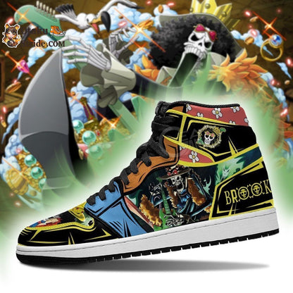 Anime One Piece Custom Printed Brook Sneakers – Unique Gift Idea for Fans