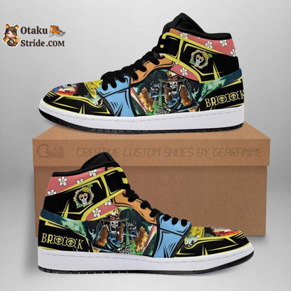 Anime One Piece Custom Printed Brook Sneakers – Unique Gift Idea for Fans