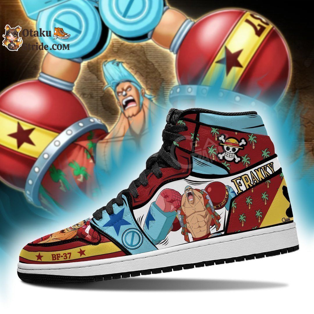 Anime One Piece Custom Printed Franky Sneakers – Unique and Stylish Footwear