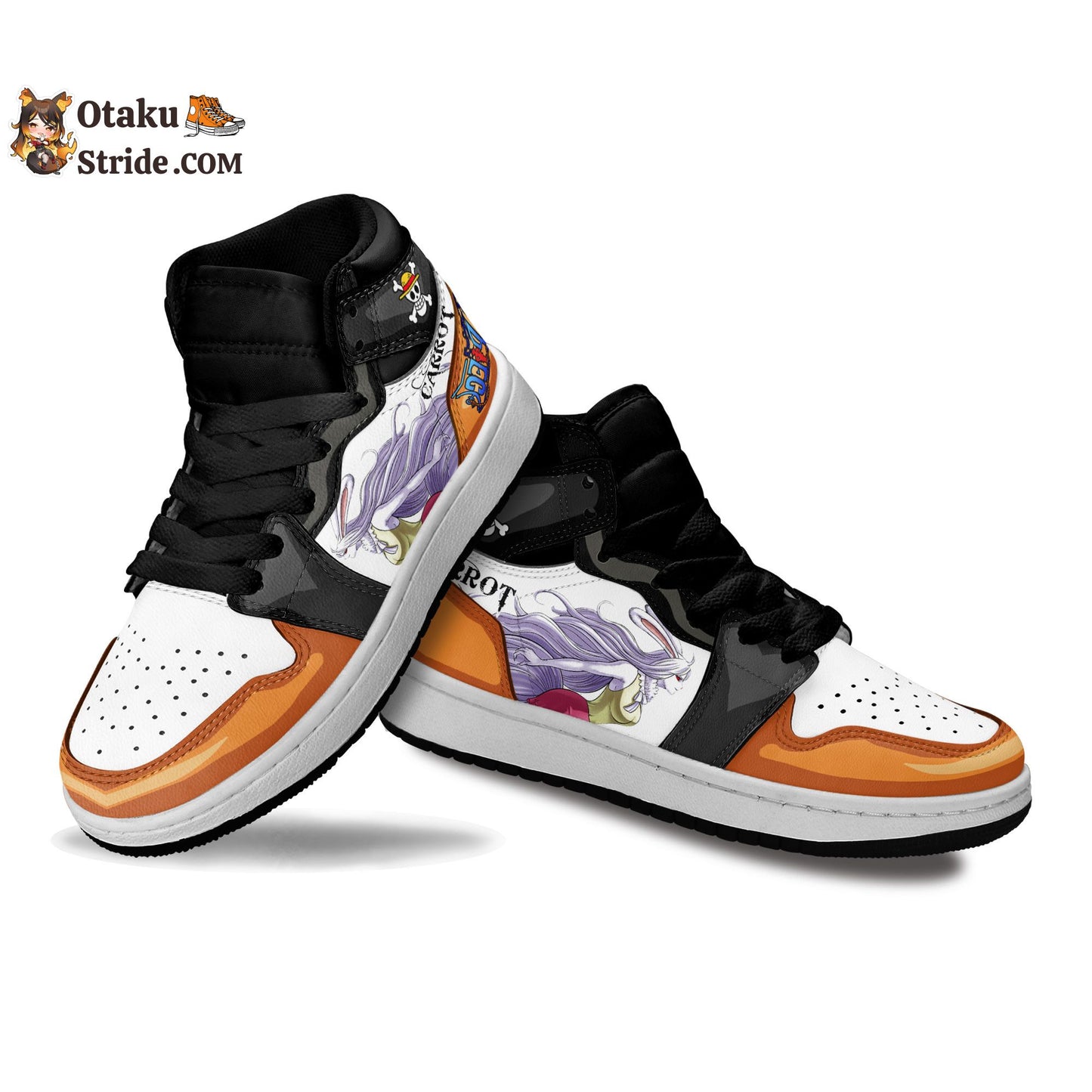 Custom Anime Carrot Kids Sneakers – One Piece Inspired Shoes