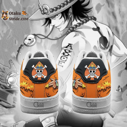 Custom Anime Fire Sneakers – Portgas D Ace One Piece Shoes