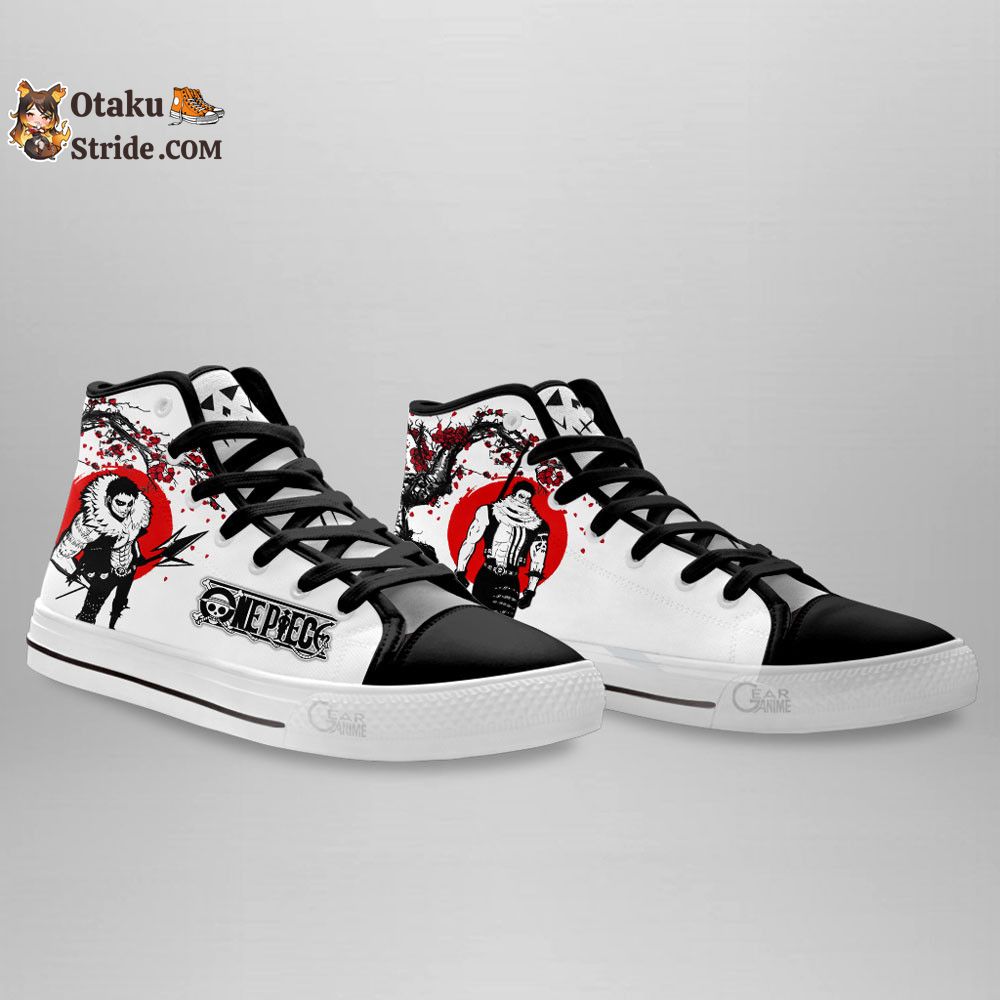 Custom Anime High Top Sneakers – Charlotte Katakuri One Piece Japan Style Footwear