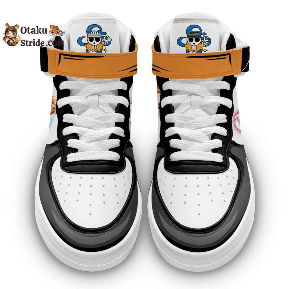 Custom Anime Nami Sneakers Air Mid One Piece Shoes  Perfect for Anime Fans