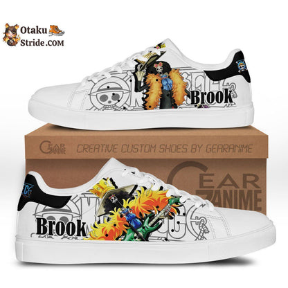 Custom Anime One Piece Brook Skate Sneakers