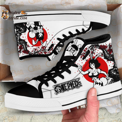 Custom Anime One Piece Carrot High Top Sneakers – Japan Style Footwear