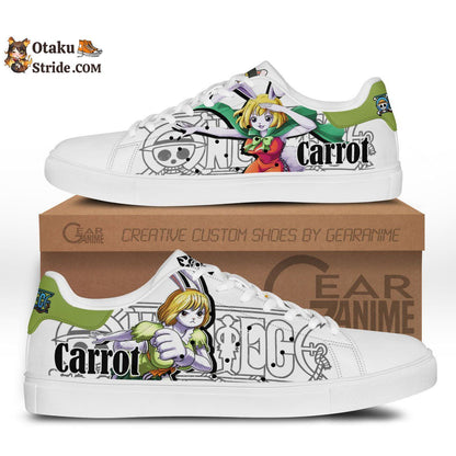 Custom Anime One Piece Carrot Skate Sneakers – Unique Printed Footwear