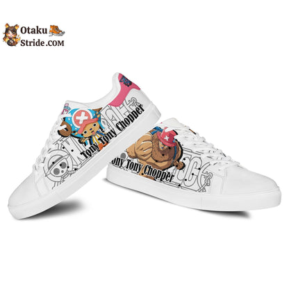 Custom Anime One Piece Chopper Skate Sneakers – Unique Printed Footwear