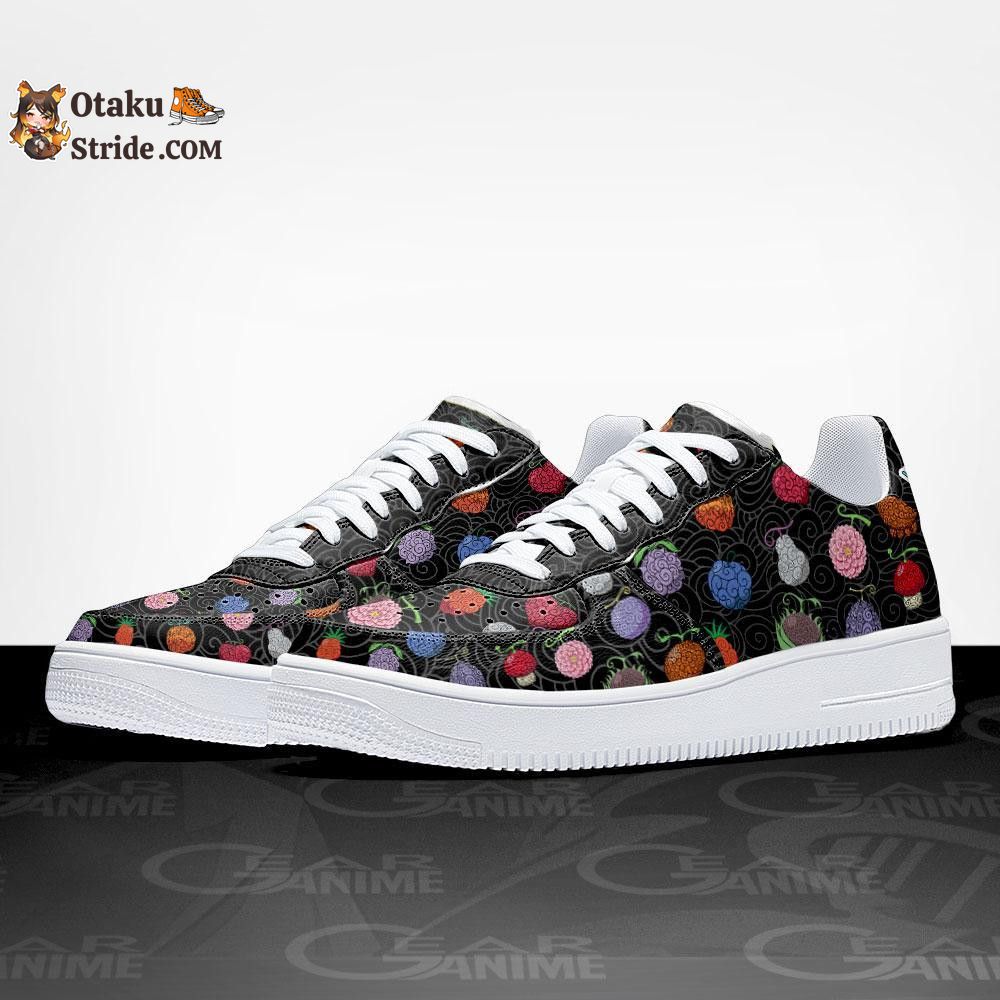 Custom Anime One Piece Devil Fruits Air Sneakers – Unique Printed Footwear