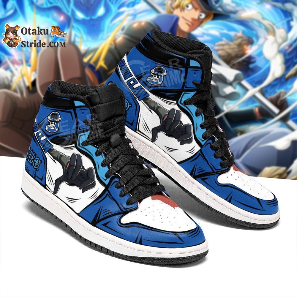 Custom Anime One Piece Dragon Claw Sabo Sneakers – Unique Printed Footwear