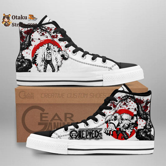 Custom Anime One Piece High Top Shoes – Doflamingo Sneakers Japan Style