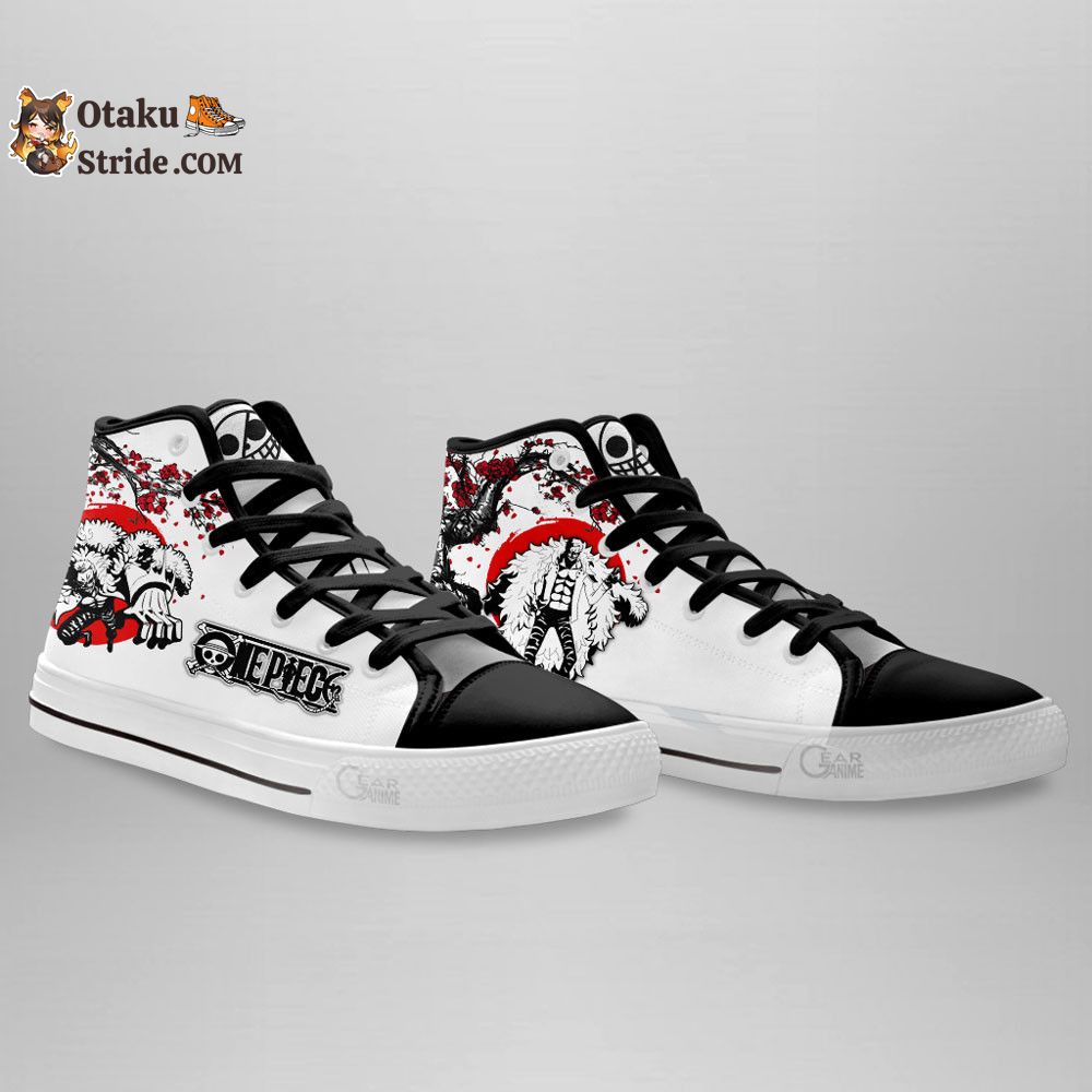 Custom Anime One Piece High Top Shoes – Doflamingo Sneakers Japan Style