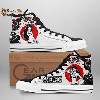 Custom Anime One Piece High Top Shoes – Nami Sneakers with Japan Style Print