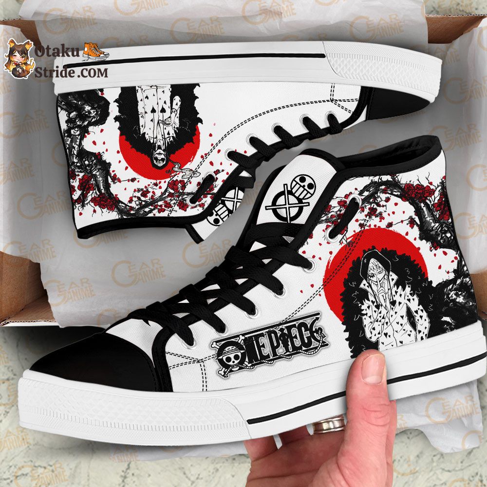 Custom Anime One Piece High Top Shoes – Rosinante Sneakers with Japan Style Print