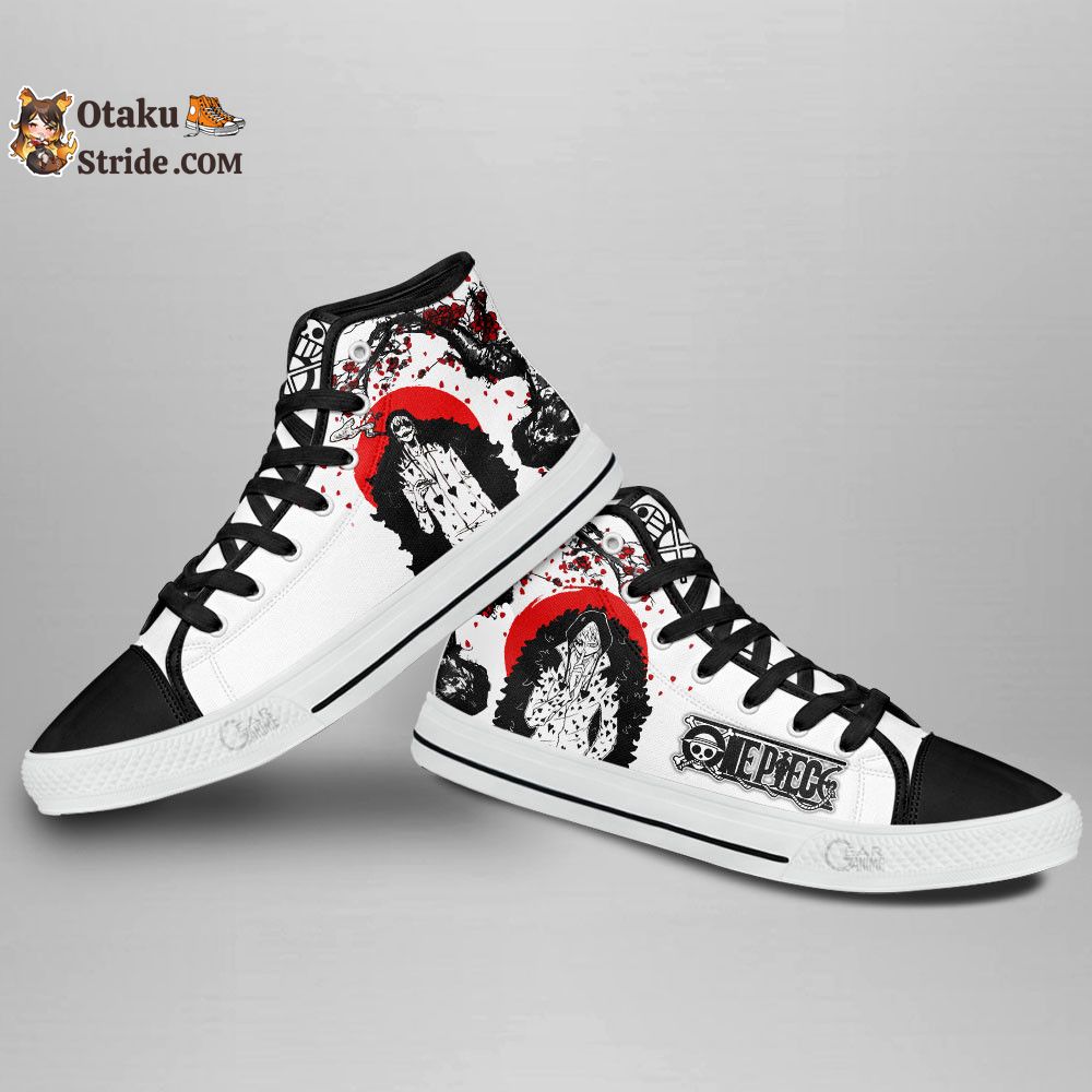 Custom Anime One Piece High Top Shoes – Rosinante Sneakers with Japan Style Print