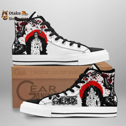 Custom Anime One Piece High Top Shoes – Rosinante Sneakers with Japan Style Print