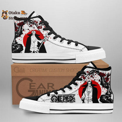 Custom Anime One Piece High Top Shoes – Shanks Sneakers Japan Style