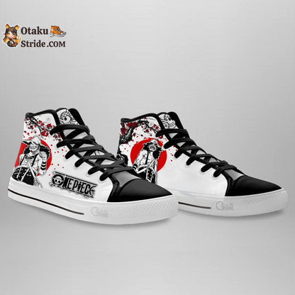 Custom Anime One Piece High Top Sneakers – Usopp Japan Style Footwear